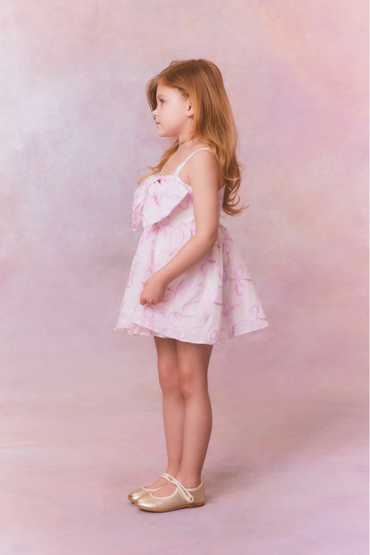 Girls Alejandra Bow Dress