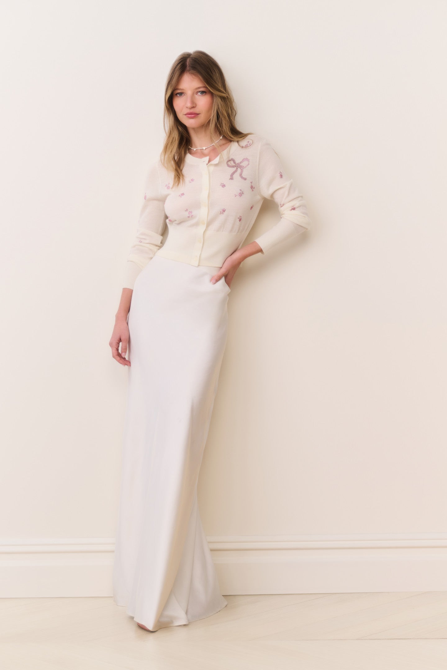 Maurine Satin Maxi Skirt | LoveShackFancy.com