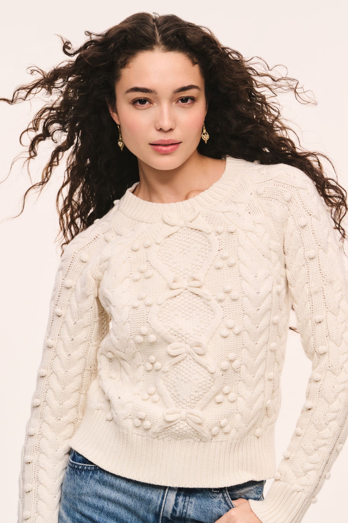 Mavelle Wool Mariner Bow Sweater