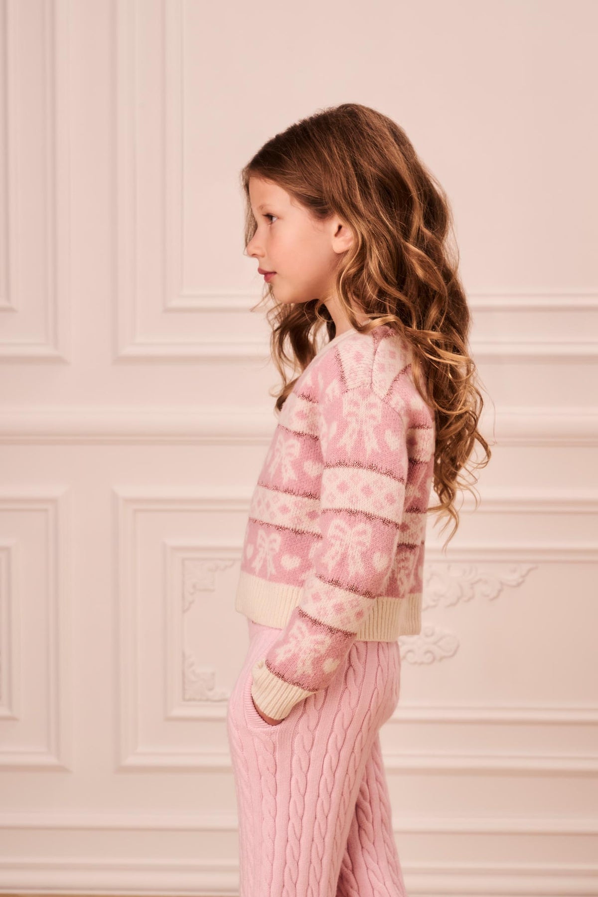 Little Girls Fair Isle Opalette Sweater
