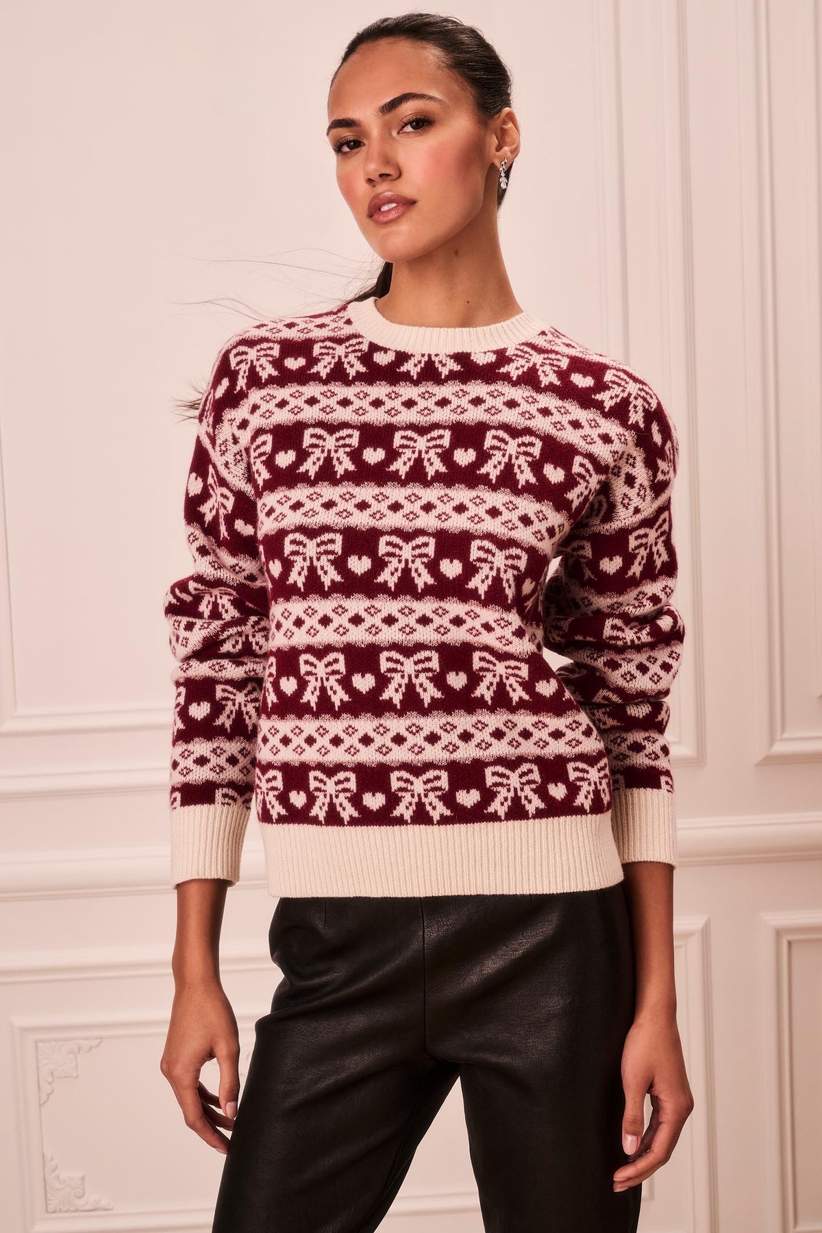 Opalette Wool Fair Isle Sweater