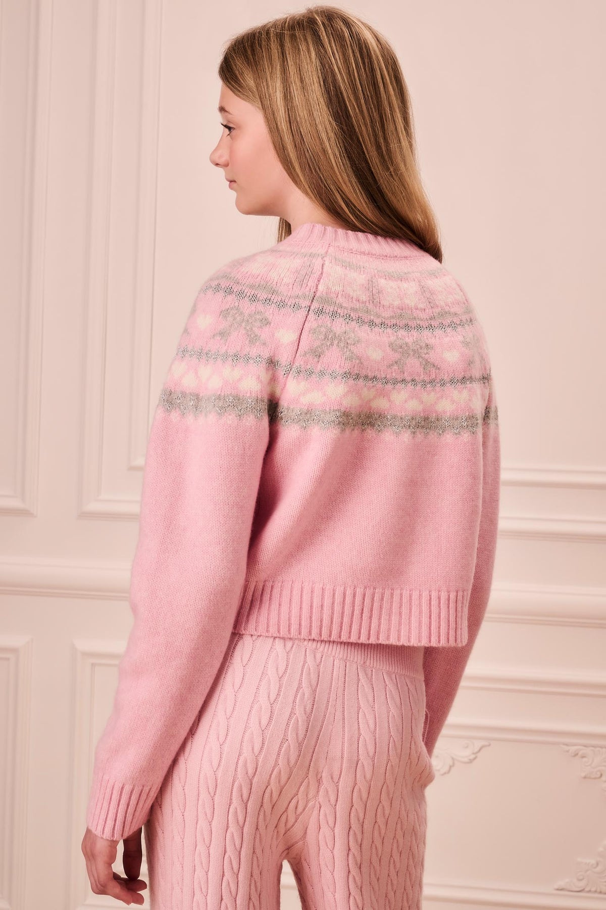 Tween Fair Isle Wrenna Cardigan