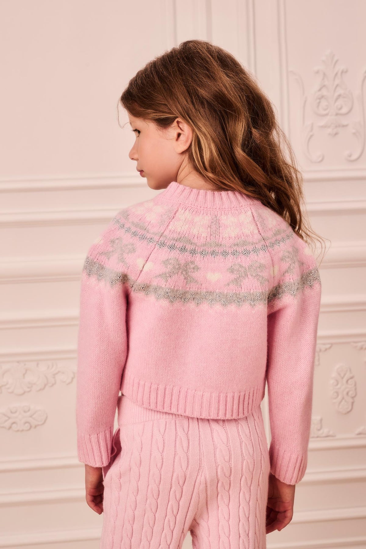 Little Girls Fair Isle Wrenna Cardigan