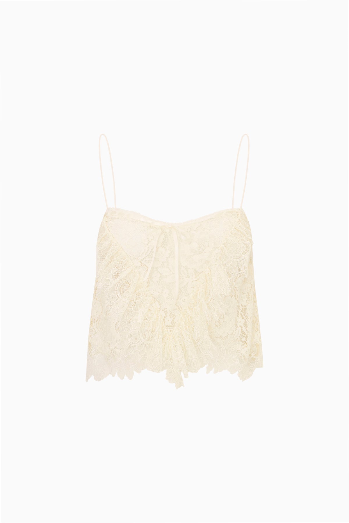 Auraveyn Lace Ruffle Cami