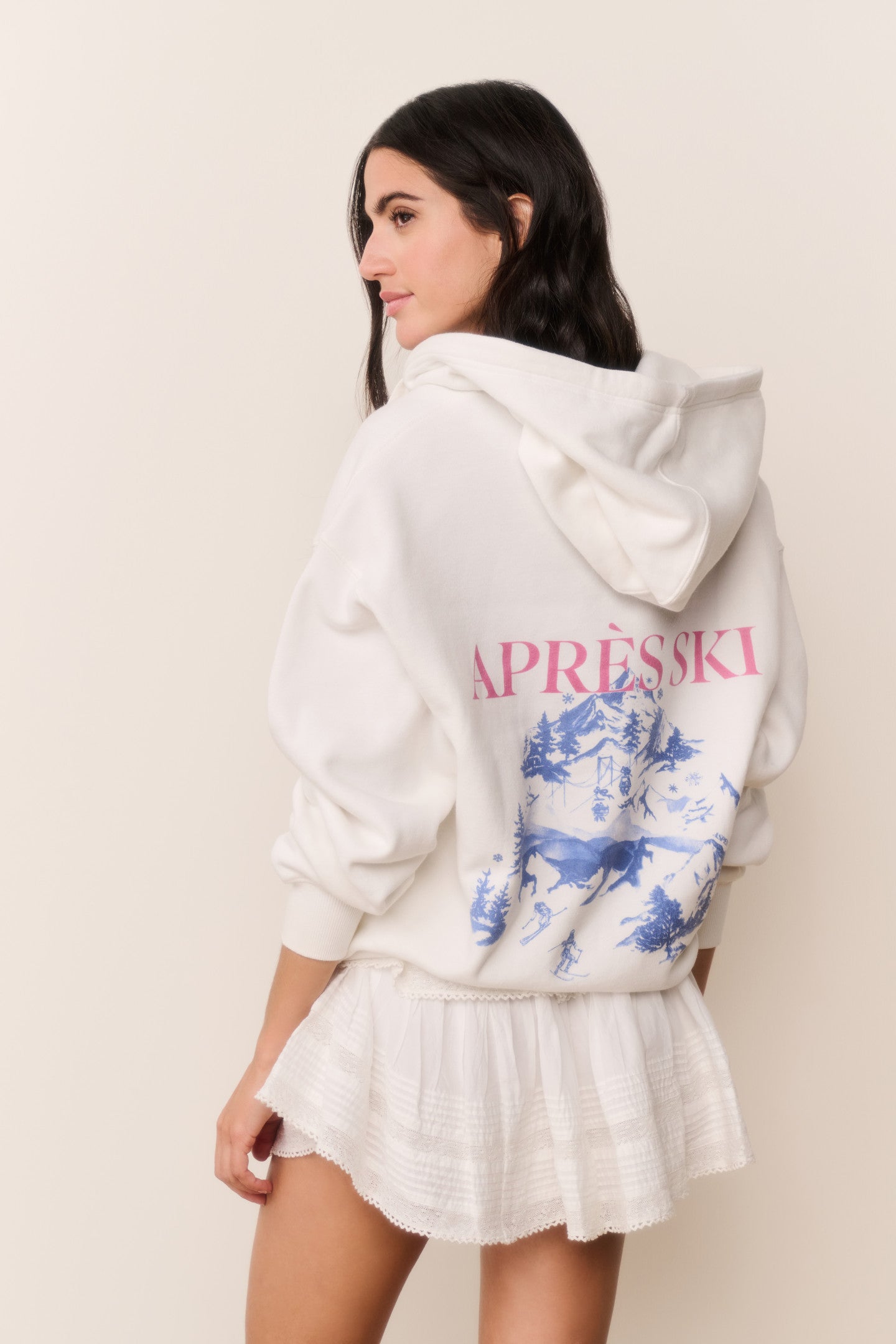 Ballie Ski Zip-Up Hoodie | LoveShackFancy.com