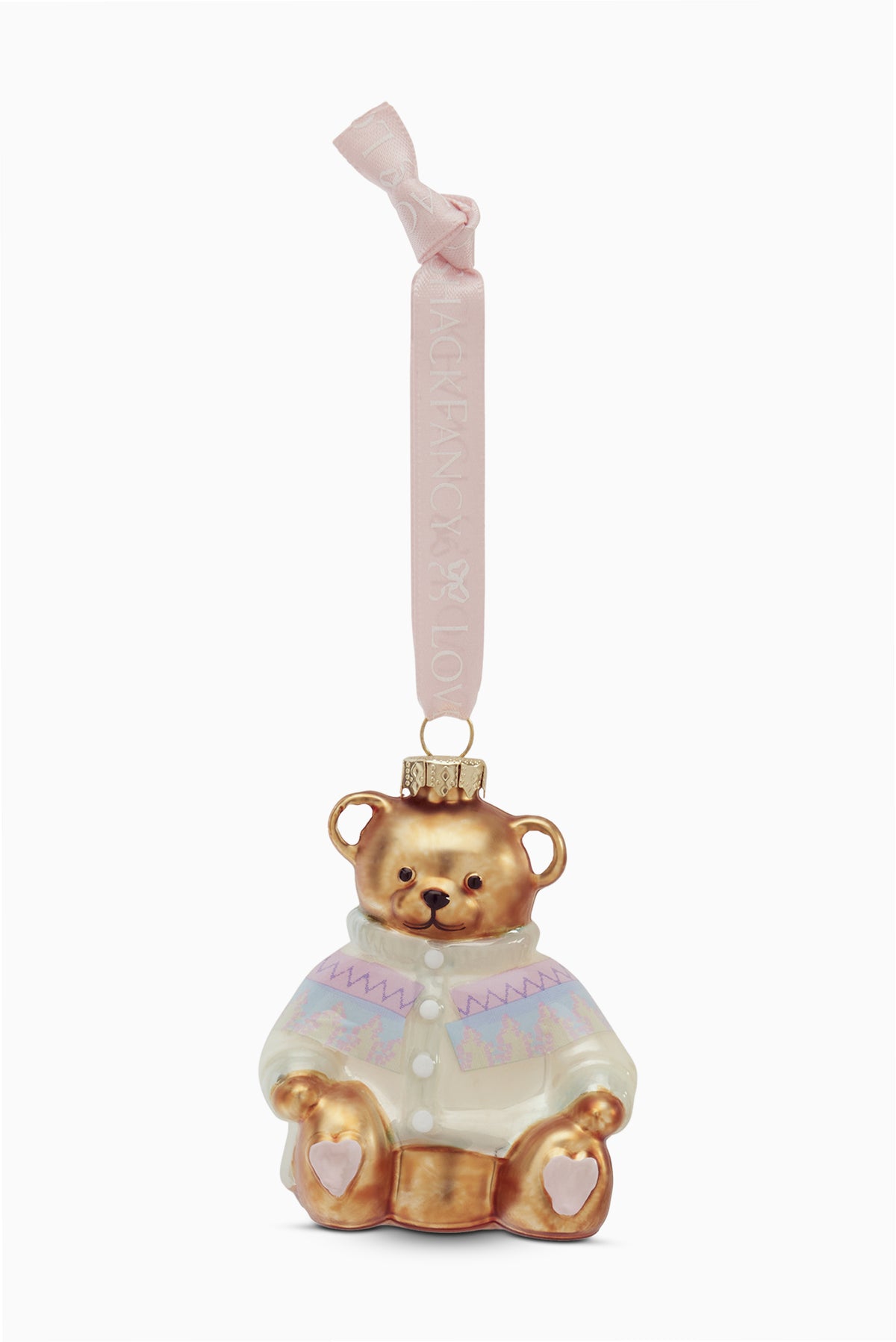 Fairisle Bear Ornament