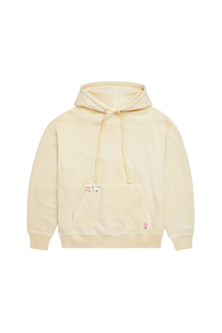 Cozy colored hoodie with drawstring