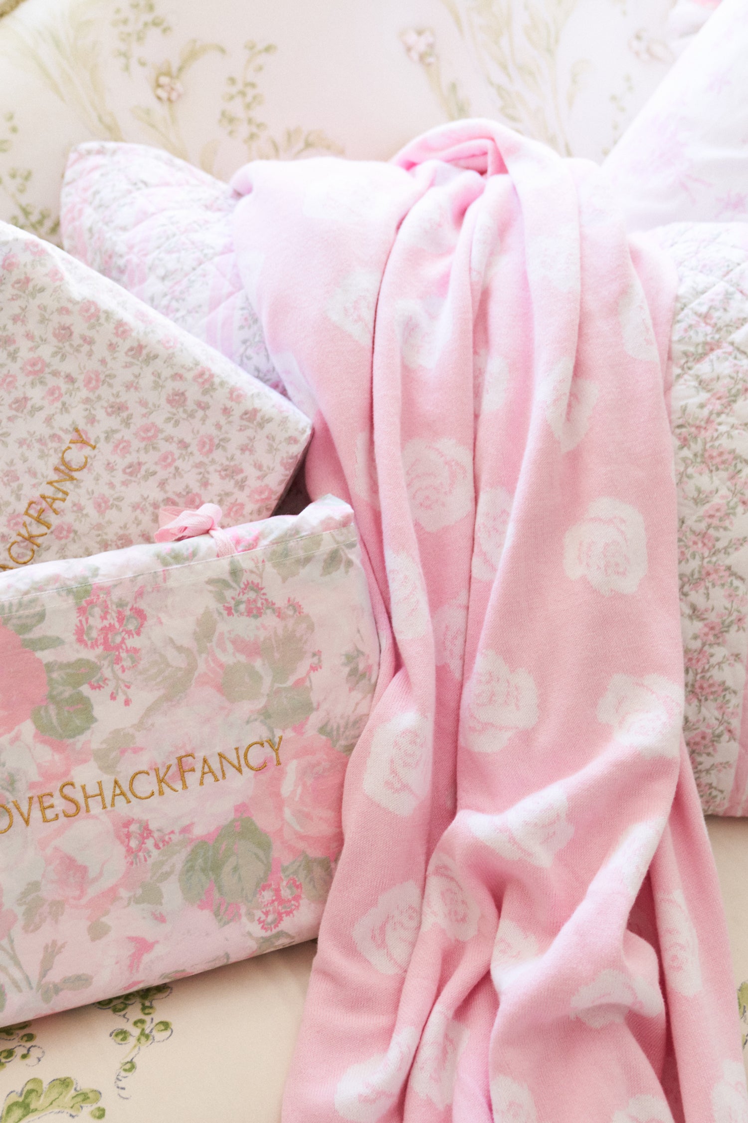 Rose Jacquard Blanket