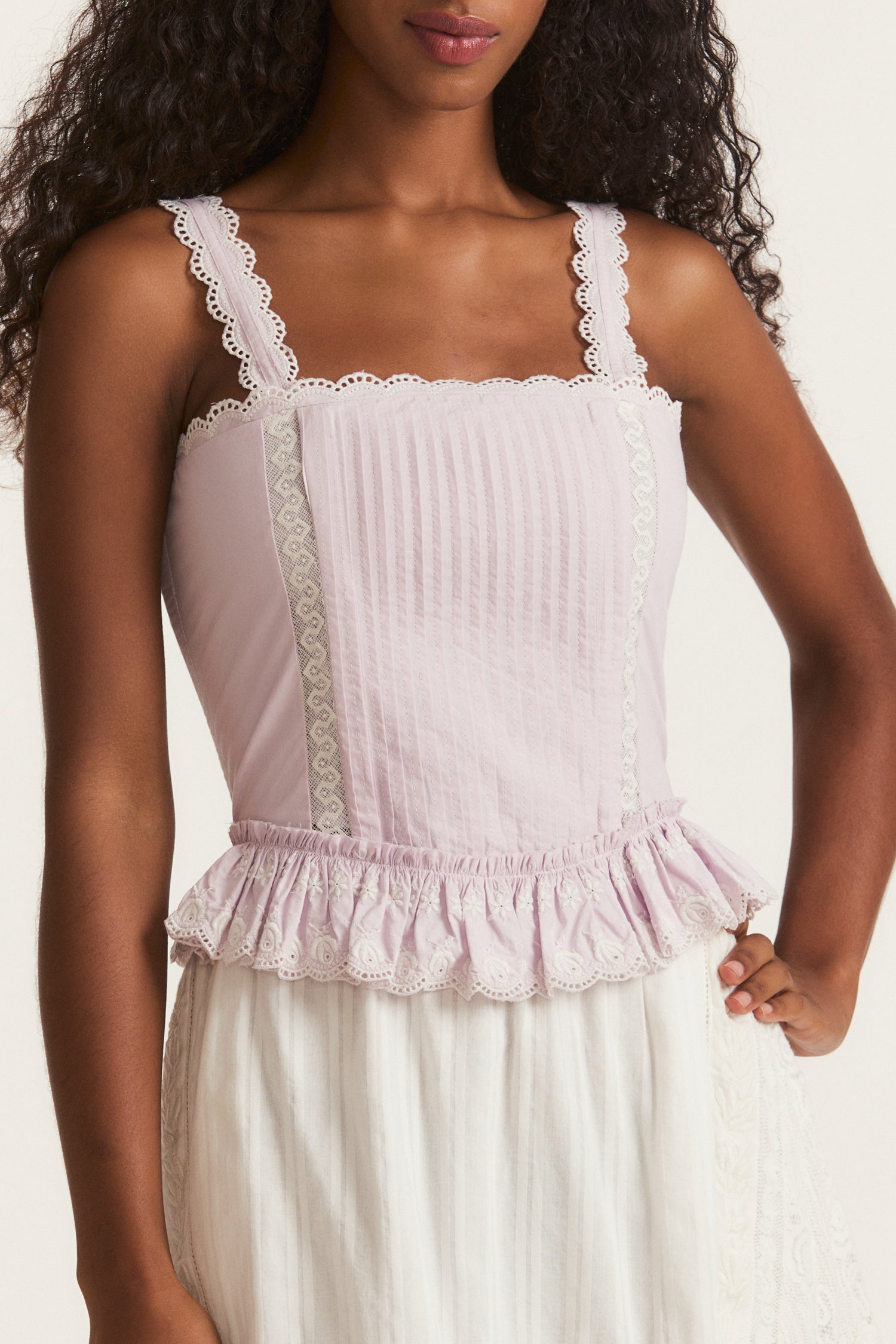 Skipper Cotton Fitted Bustier