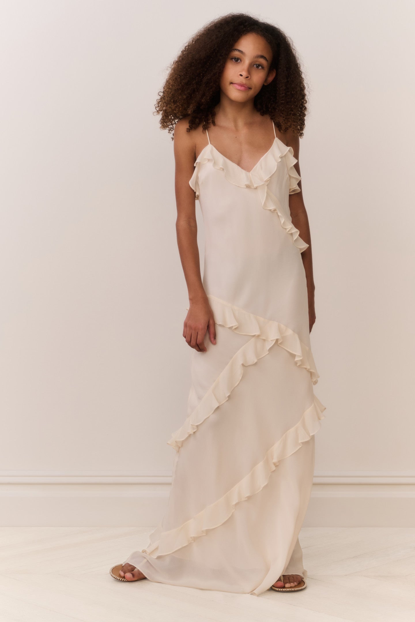 cotton graduation dress TAFFETA SILK LINED MAXI DRESS IN CREAM | CULT MIA