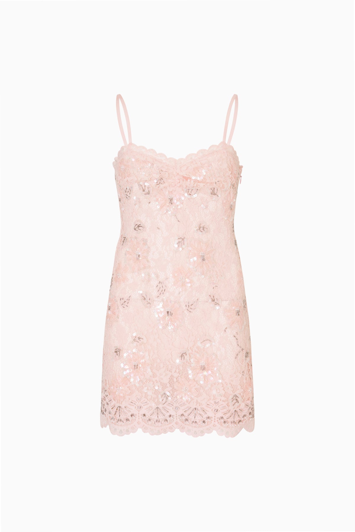 Tween Embellished Lace Jetta Dress - OPALINE PINK