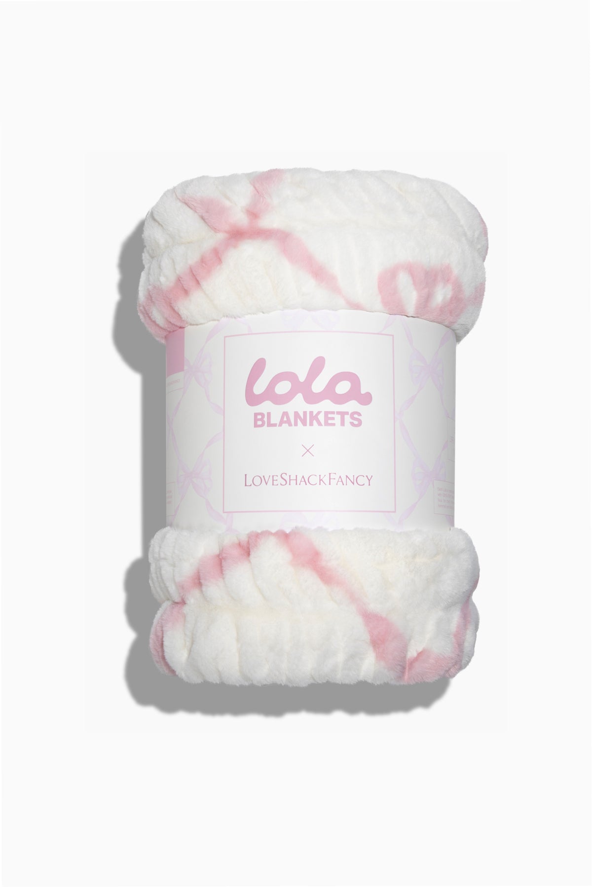 Lola Blankets x LoveShackFancy Rosy Bows Original Blanket