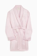 Pink robe on a white background