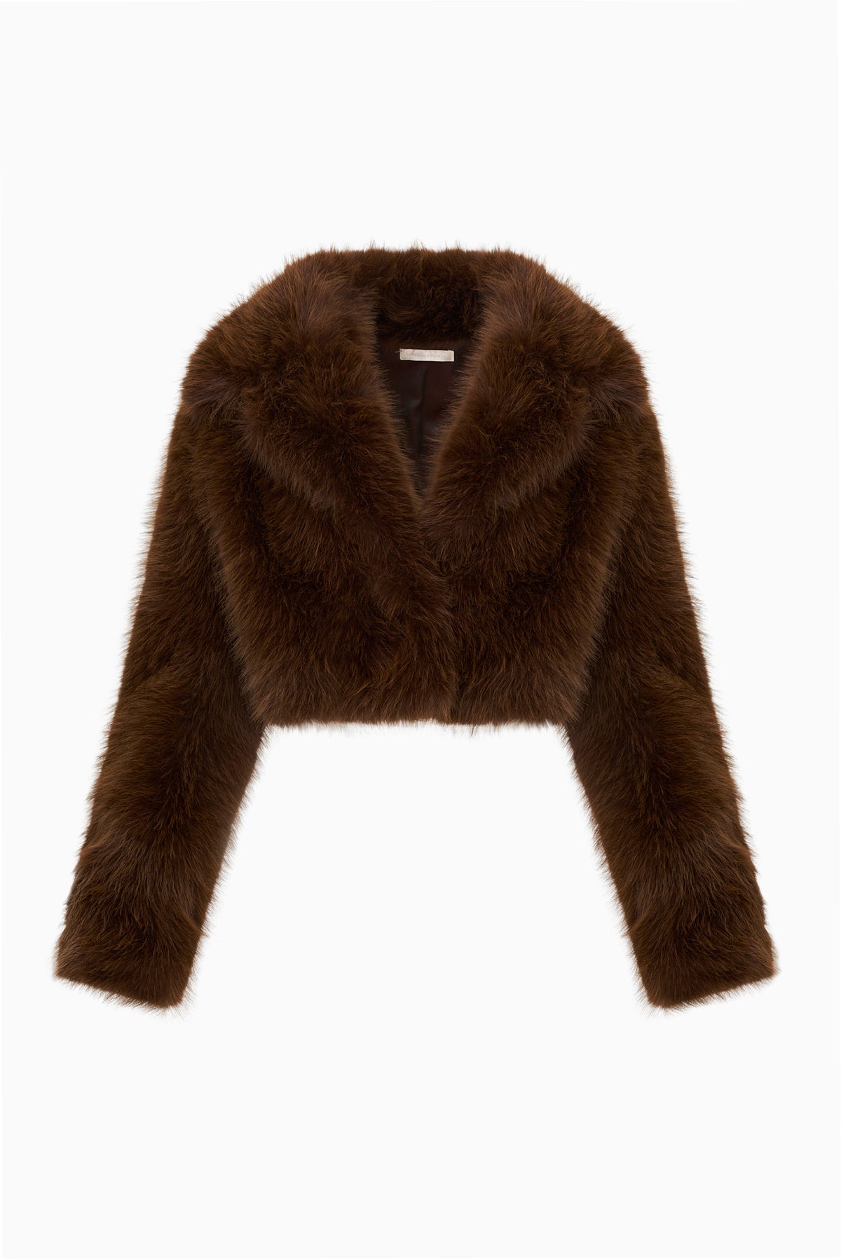 Stroma Cropped Faux Fur Jacket