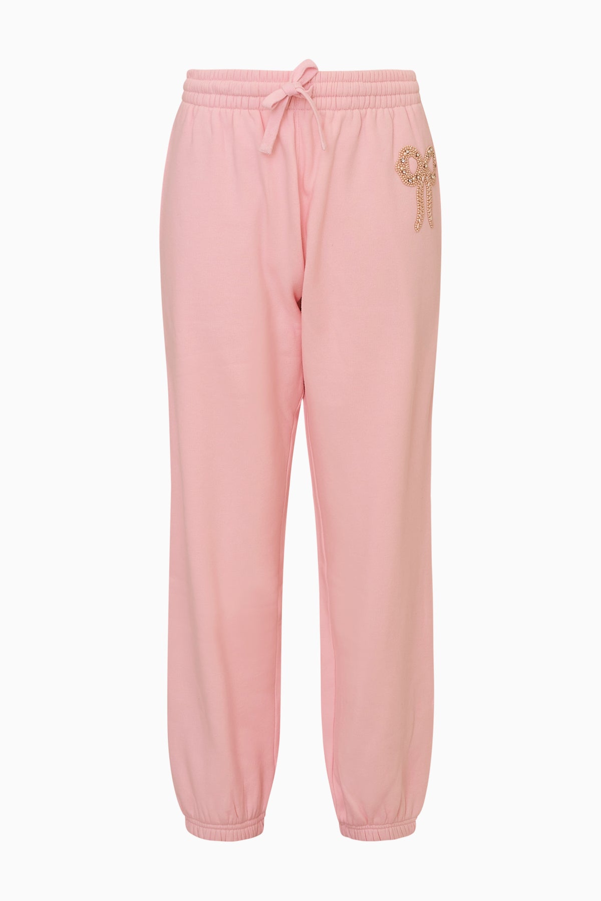 Tween Embellished Bow Violin Sweatpants
