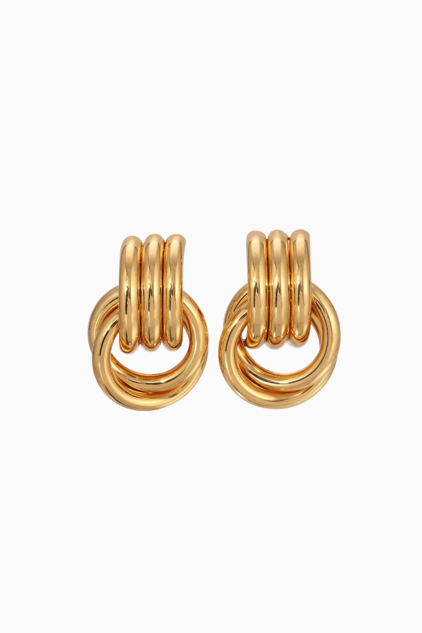 Heaven Mayhem | Ribbed Earrings - Silver