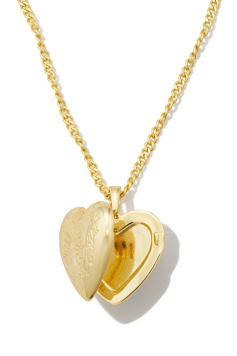 Kendra Scott x LoveShackFancy Locket Necklace in Gold