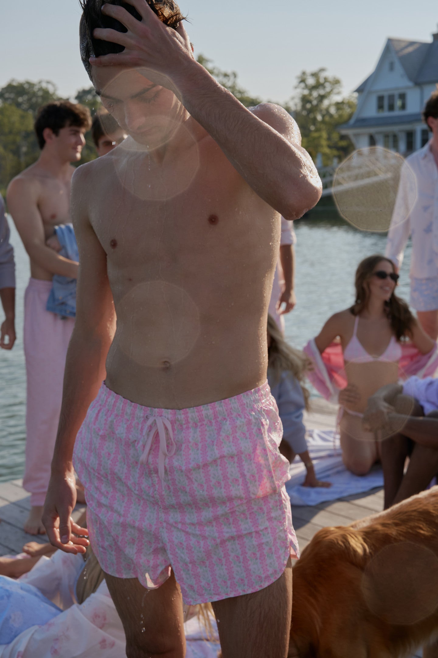 Men's Kai Heirloom Print Swim Shorts - Main Image