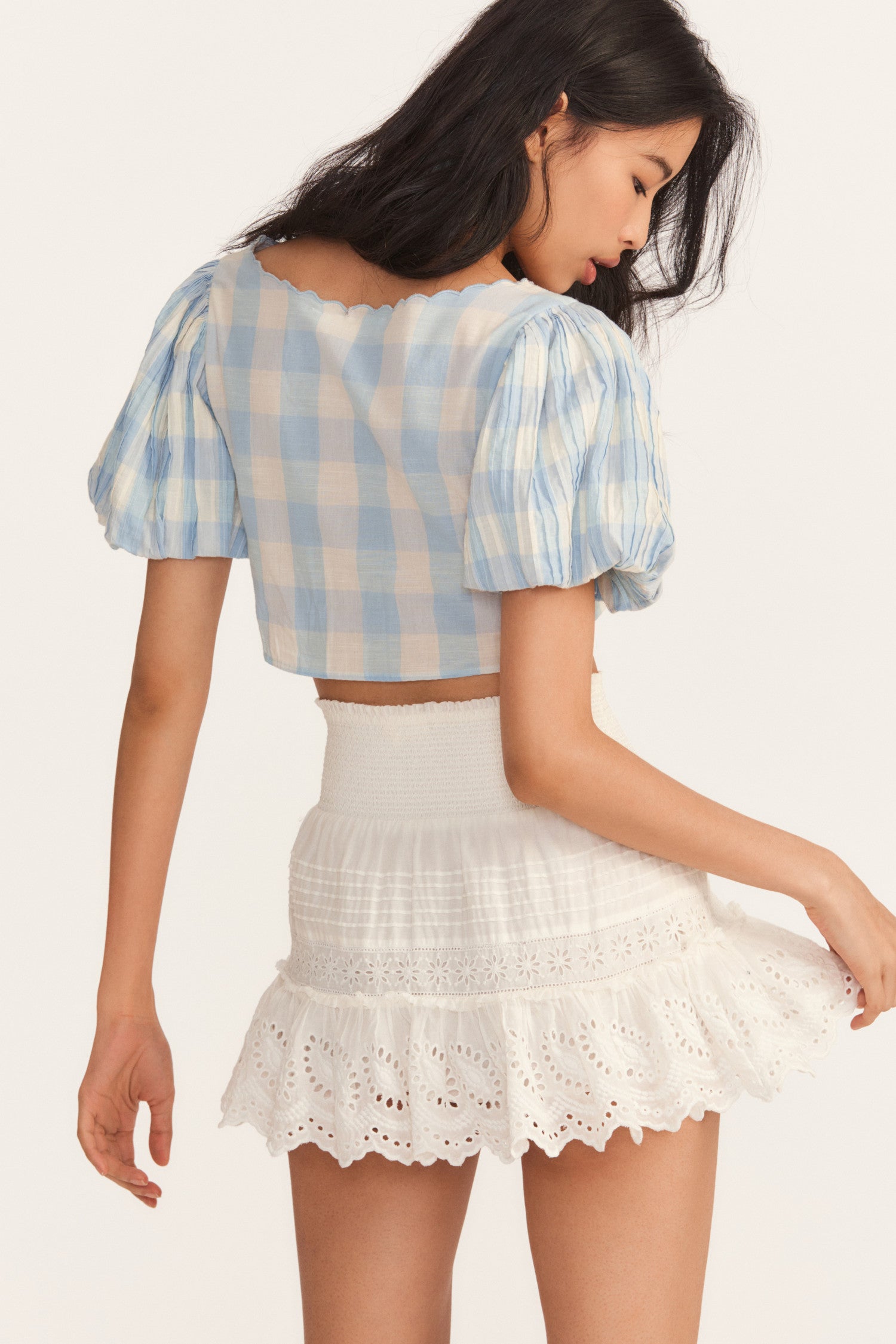 Jimena Cotton Mini Skirt