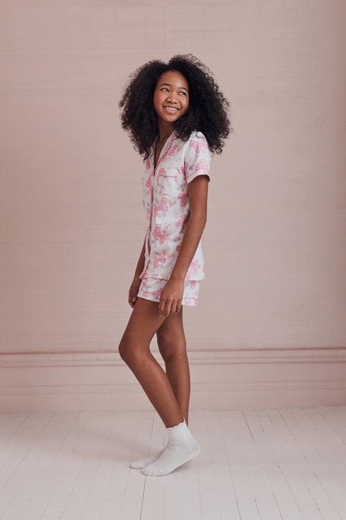 LoveShackFancy x Roller Rabbit Doily Beux Women's Polo Pajama