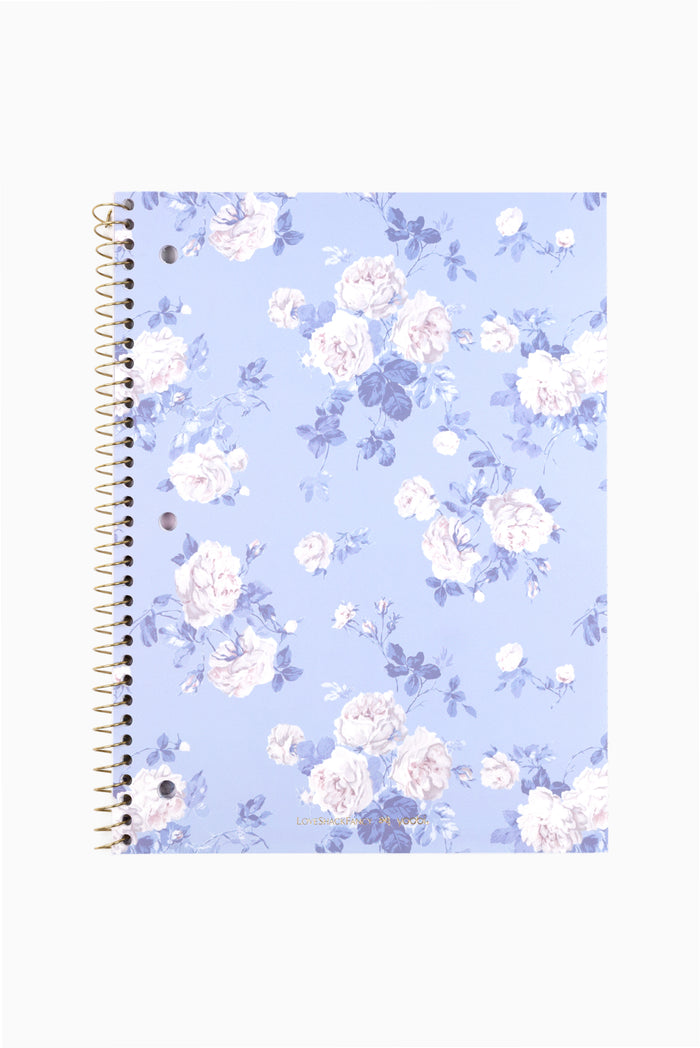 LoveShackFancy │ Yoobi Everblooming Rosettes 1 Subject Notebook