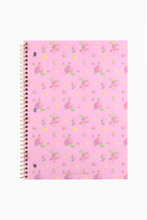 LoveShackFancy │ Yoobi Ikat Rose 1 Subject Notebook