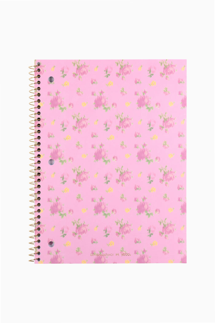 LoveShackFancy │ Yoobi Ikat Rose 1 Subject Notebook