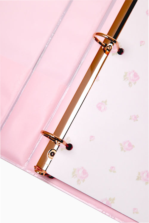 LoveShackFancy │ Yoobi Blooming Heirloom 1" Binder with 5-Tab Dividers + Stickers