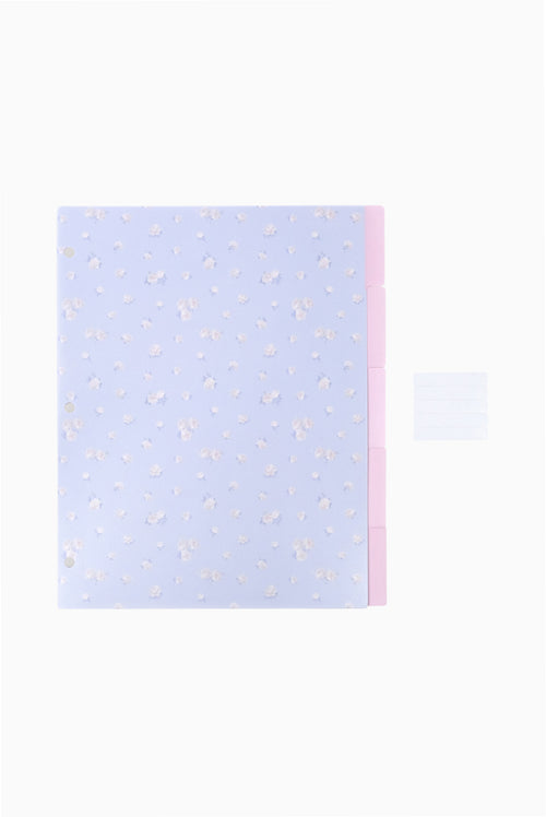 LoveShackFancy │ Yoobi Everblooming Rosettes 1" Binder with 5-Tab Dividers + Stickers