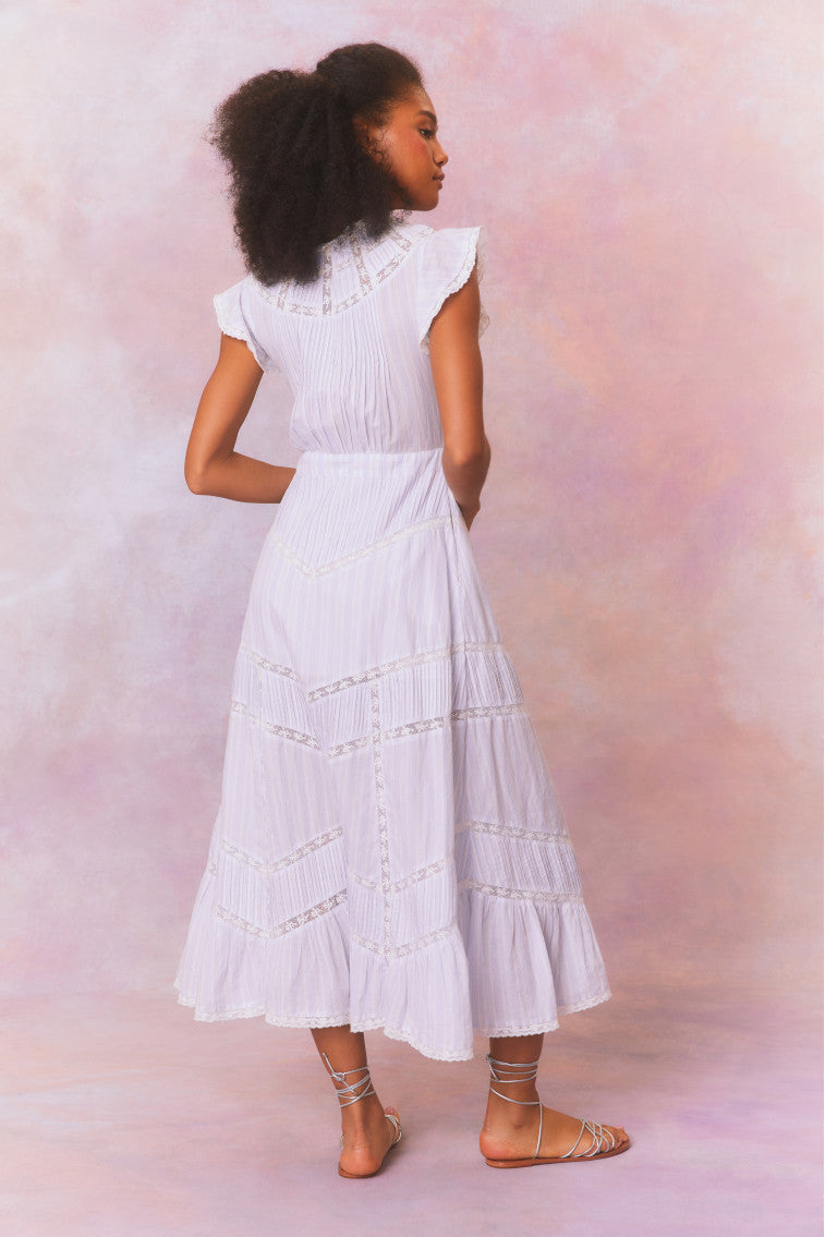Remi Cotton Stripe Midi Dress