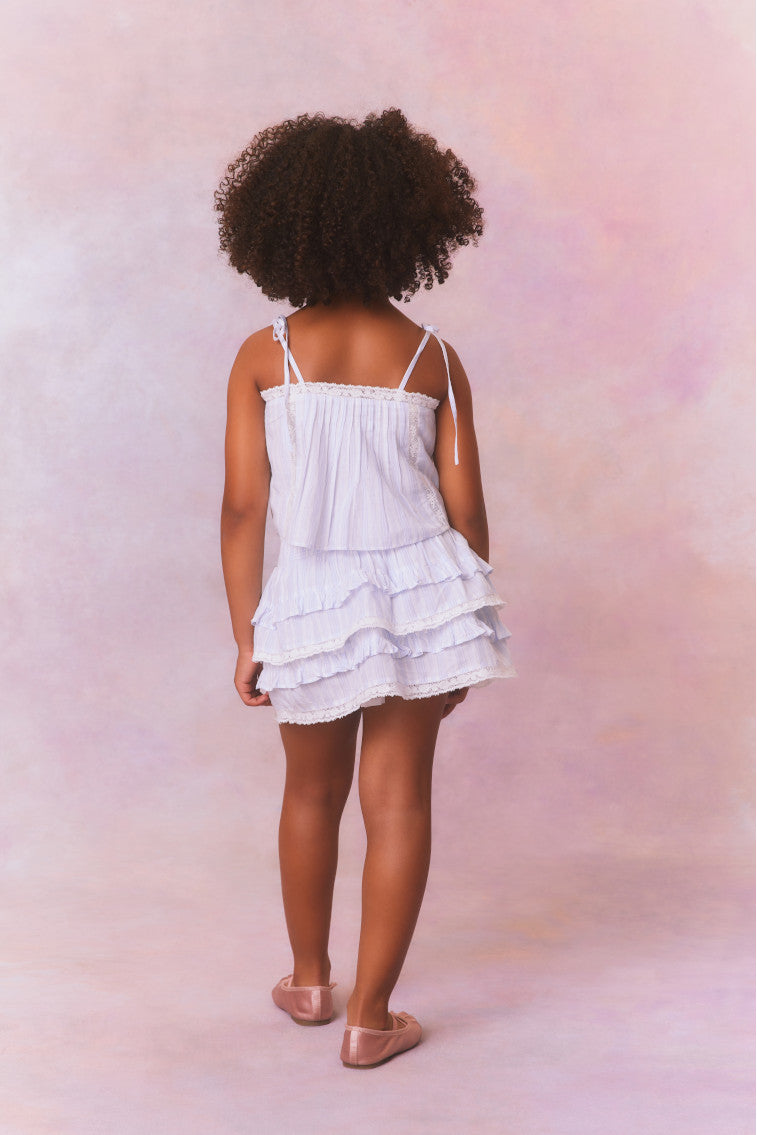 Girls Galine Cotton Stripe Top