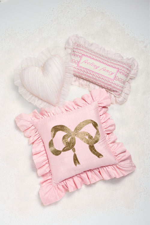 Sugarplum Ruffle Pillow