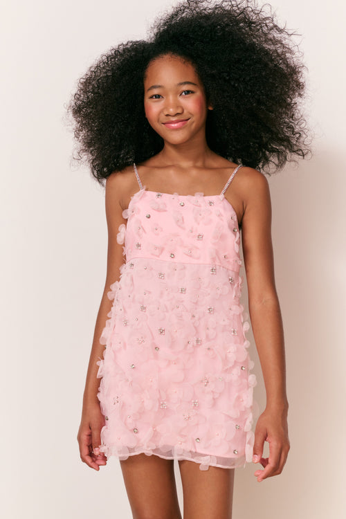Girls Harolyn Floral Organza Dress