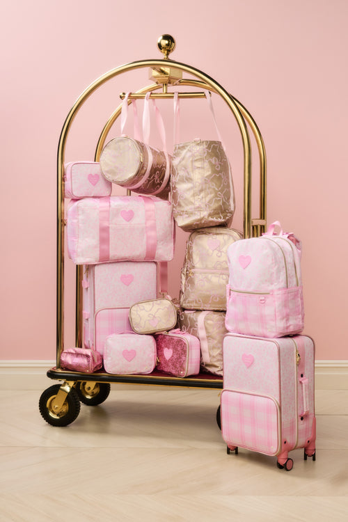 STATE x LoveShackFancy Gold Bensen Toiletry Kit