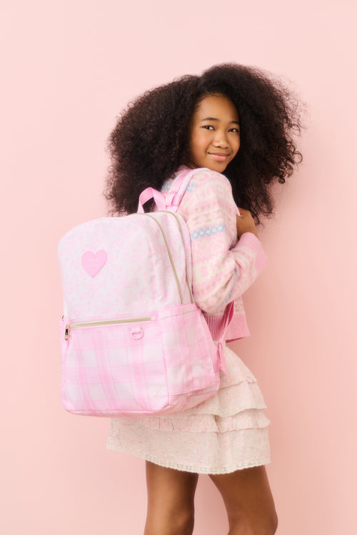 STATE x LoveShackFancy Mixed Print Kane Double Pocket Backpack