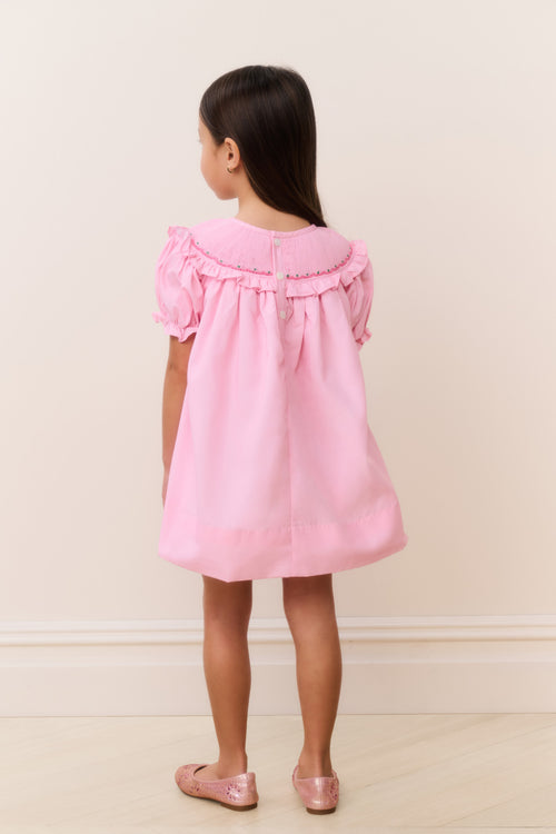 Cecil & Lou Smocked Christmas Tree Dress