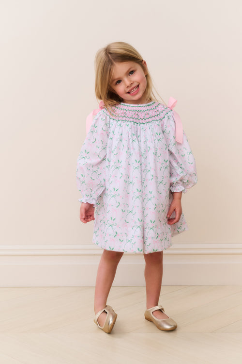 Cecil & Lou Smocked Holiday Dress