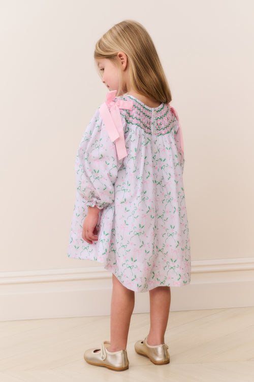 Cecil & Lou Smocked Holiday Dress