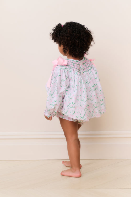 Cecil & Lou Baby Smocked Holiday Set