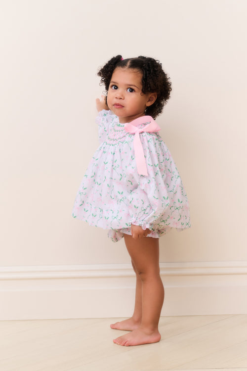 Cecil & Lou Baby Smocked Holiday Set