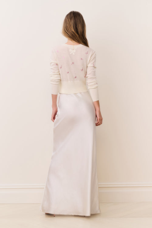 Maurine Satin Maxi Skirt