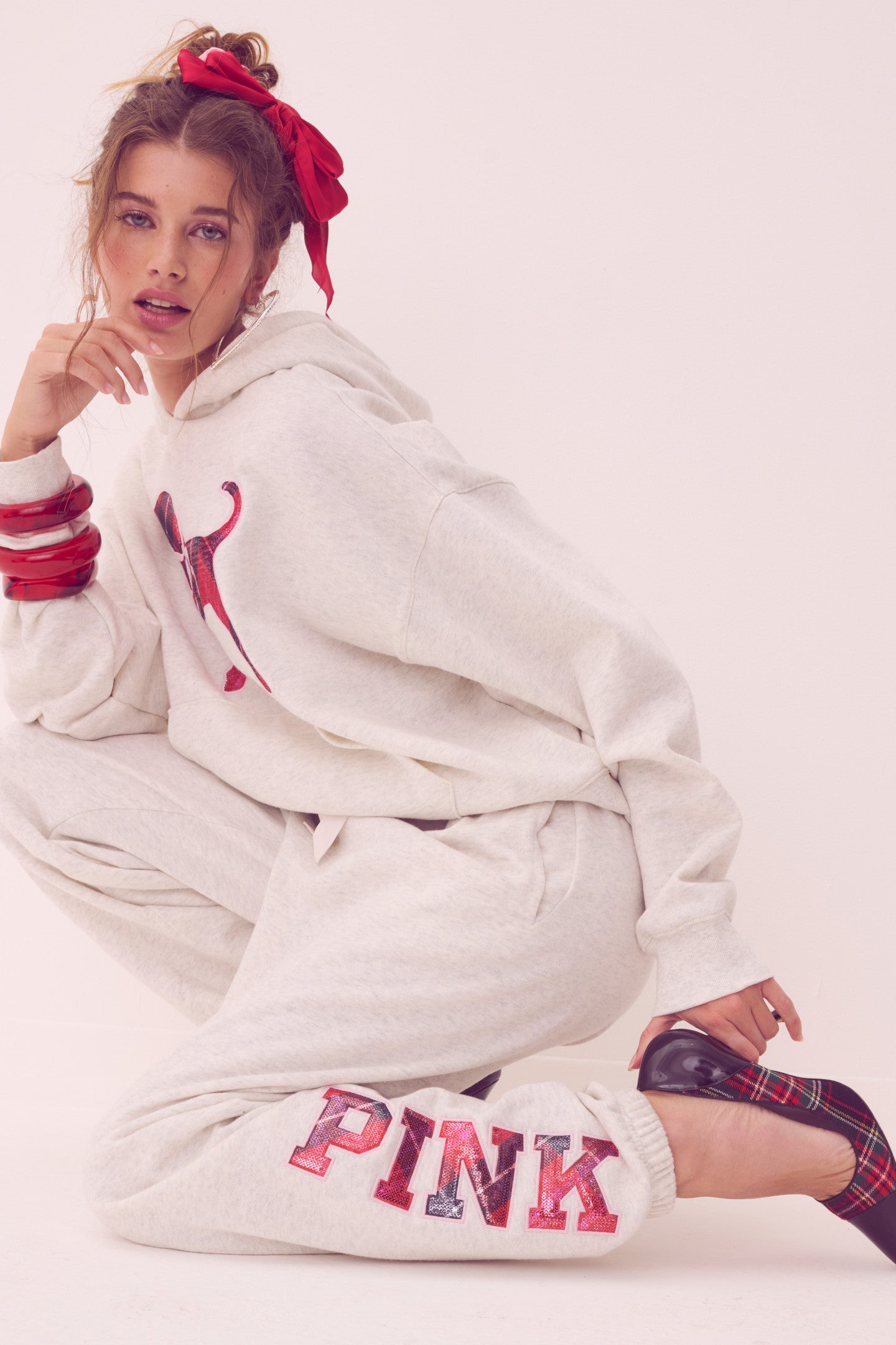 PINK x LoveShackFancy Ivy Fleece Hoodie