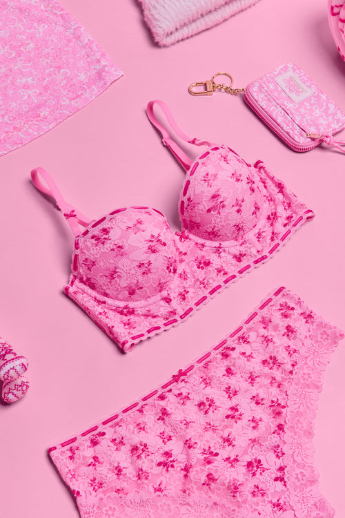 PINK x LoveShackFancy Ribbon Cheeky Pantie