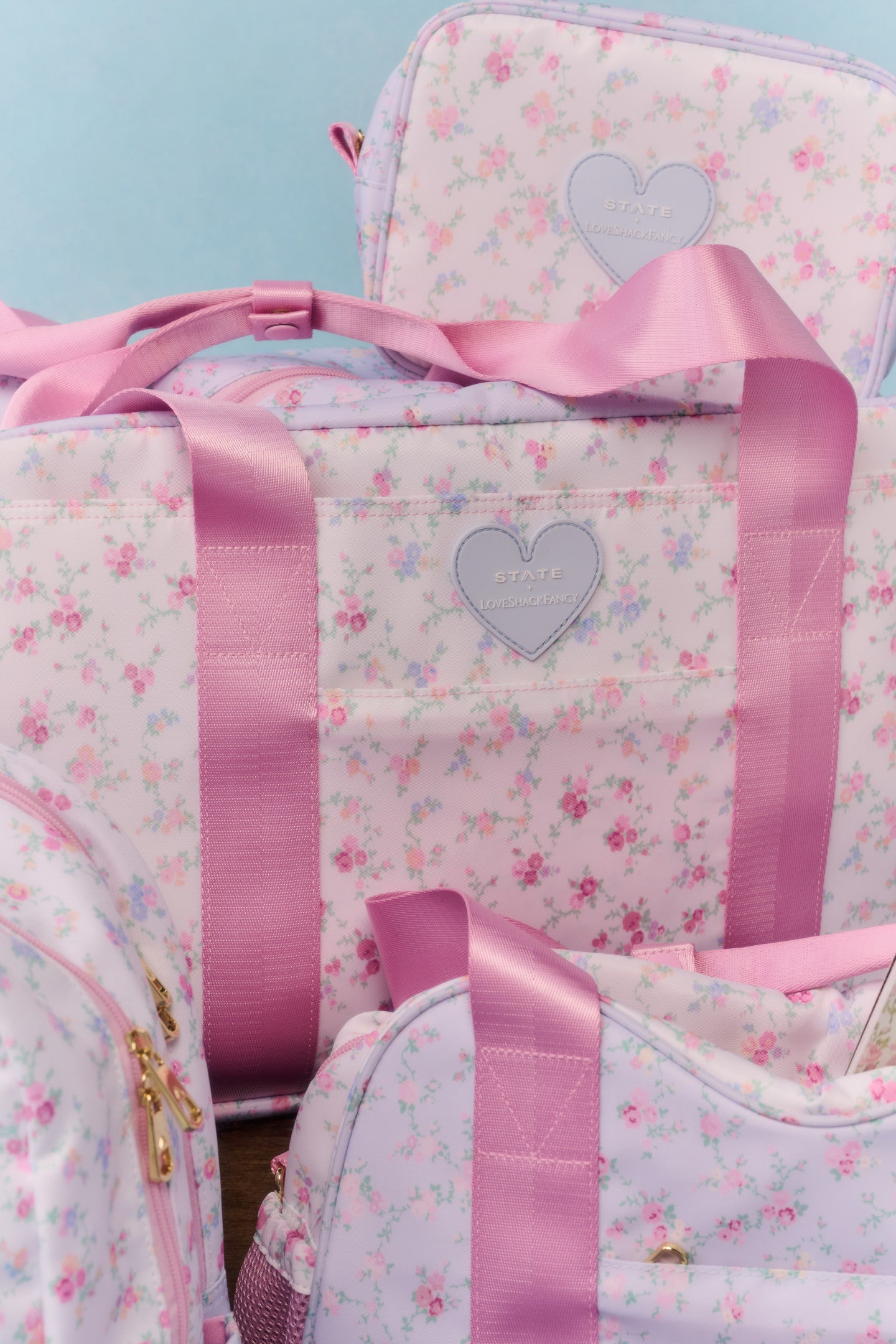 STATE x LoveShackFancy Floral Wellington Weekender