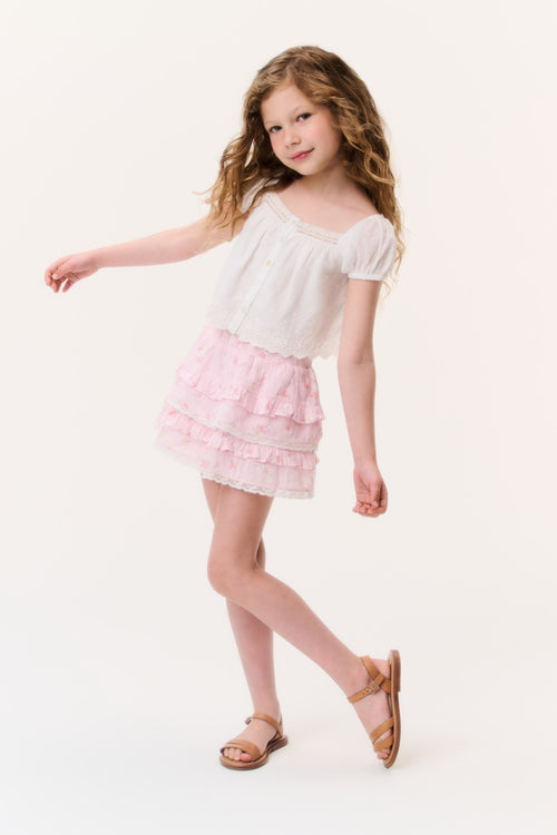 Little Girls Ditsy Floral Billie Skirt