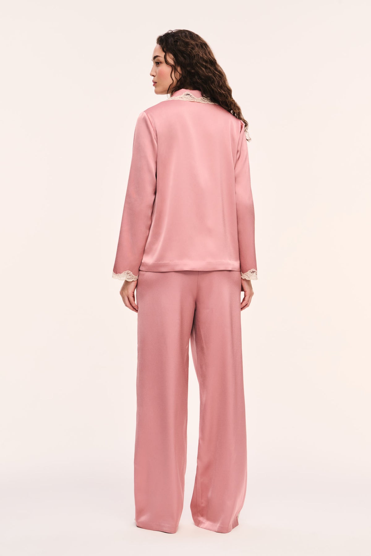 Chelly Crepe Button-Down Top