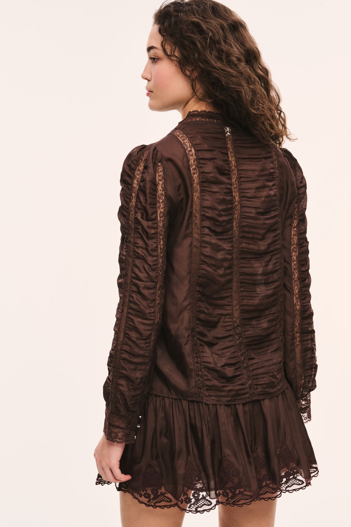 Jacque Silk Lace Blouse