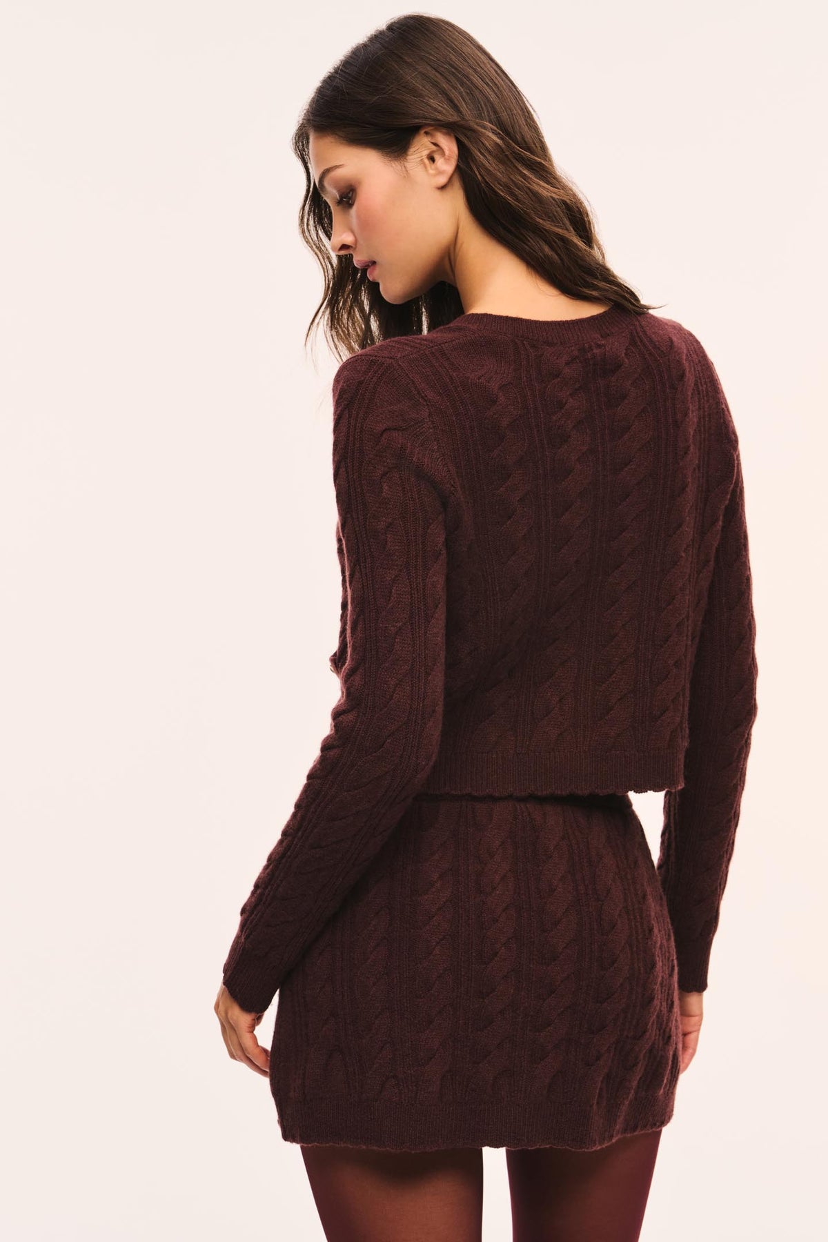 Eugenie Cable Knit Cardigan
