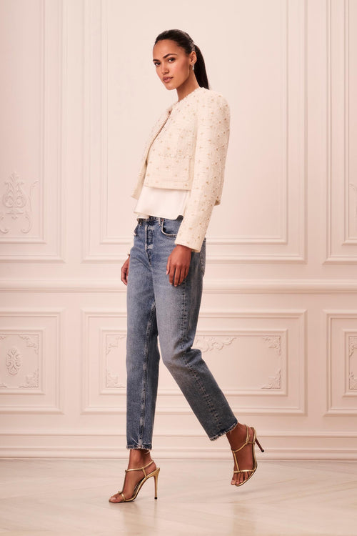 Alanita Embellished Tweed Jacket