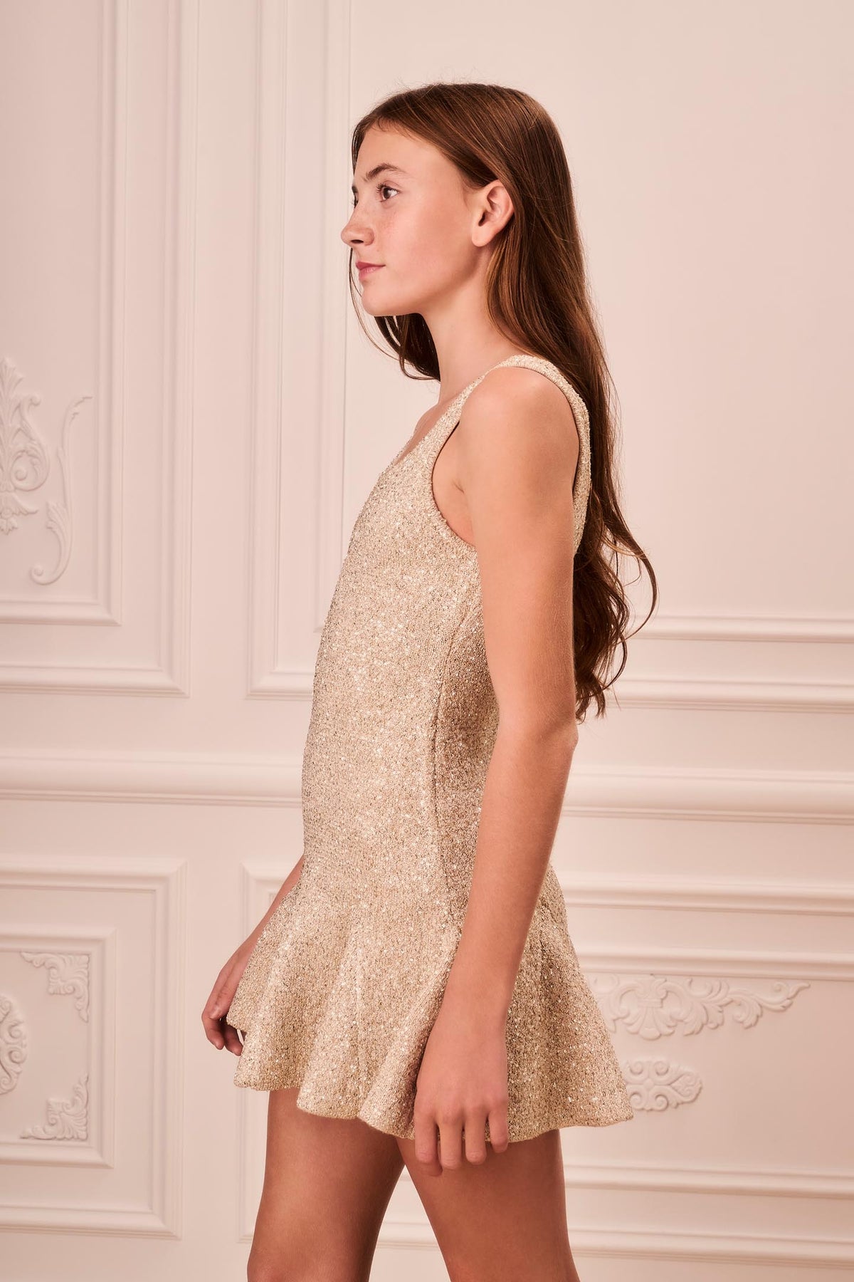 Tween Sparkle Knit Loulou Dress